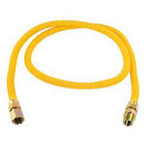 Eastman EZ-20 Series 20YE515060B Gas Connector, 1/2 in, FIP x MIP, 304 Stainless Steel, Epoxy-Coated, 60 in L